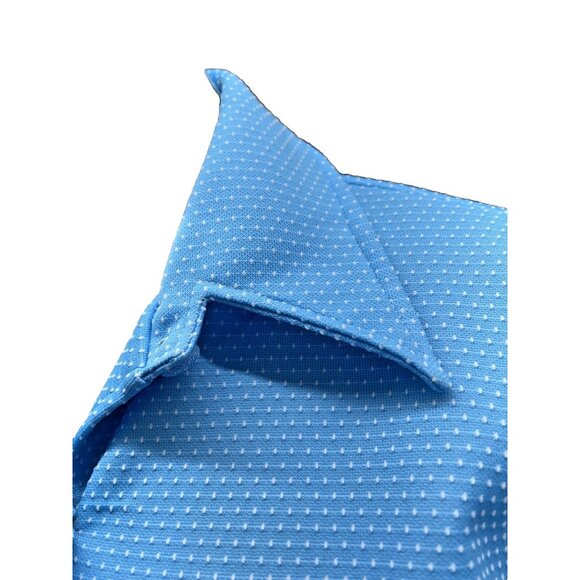 AWESOME Vintage 60' 70' Mod Dagger Collar JC Penny Light Blue Pockets Dress - Picture 7 of 13